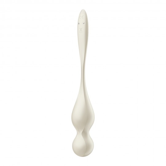 BOLAS VAGINALES CON VIBRACIÓN LOVE BIRDS 1 BLANCAS SATISFYER