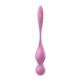 BOLAS VAGINAIS COM VIBRAÇÃO LOVE BIRDS 1 ROSA SATISFYER