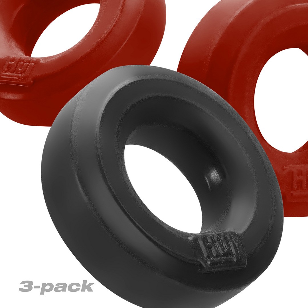 HUJ3 - COCKRING 3-PACK - CHERRY ICE / TAR ICE