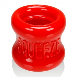 ANILLO SQUEEZE - HOURGLASS BALLSTRETCHER - ROJO OXBALLS