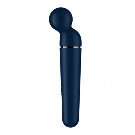 VARITA PLANET WAND-ER - WAND VIBRATOR - BLUE/ROSE GOLD SATISFYER