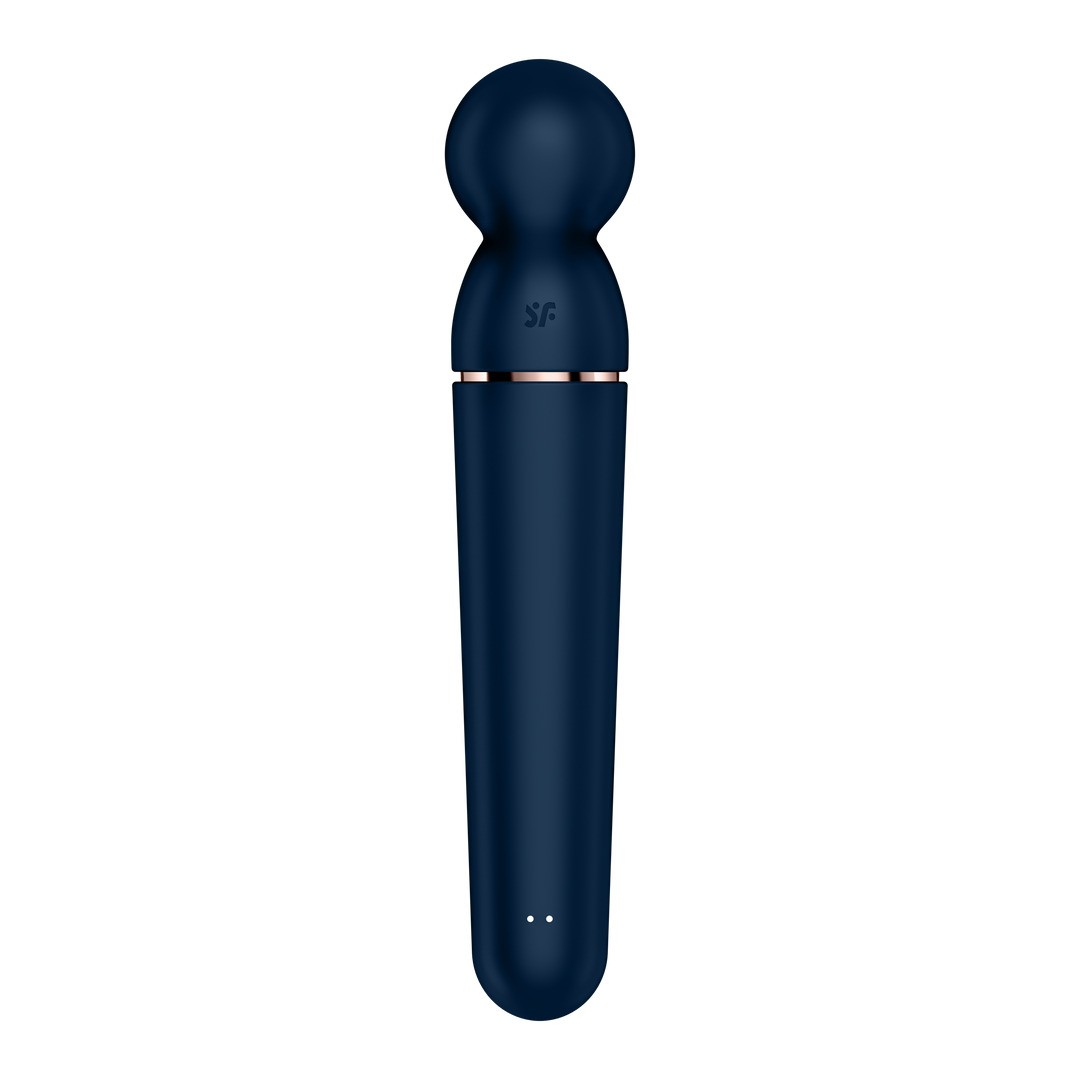 PLANET WAND-ER - WAND VIBRATOR - BLUE/ROSE GOLD