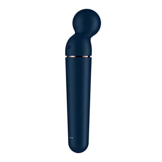 VARITA PLANET WAND-ER - WAND VIBRATOR - BLUE/ROSE GOLD SATISFYER