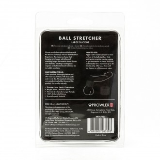 SILICONE BALL STRETCHER - LARGE - BLACK