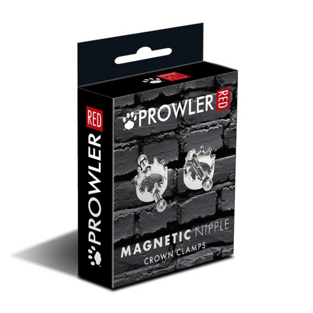 MAGNETIC NIPPLE CROWN CLAMPS - SILVER