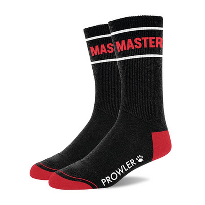 MASTER SOCKS - BLACK/RED