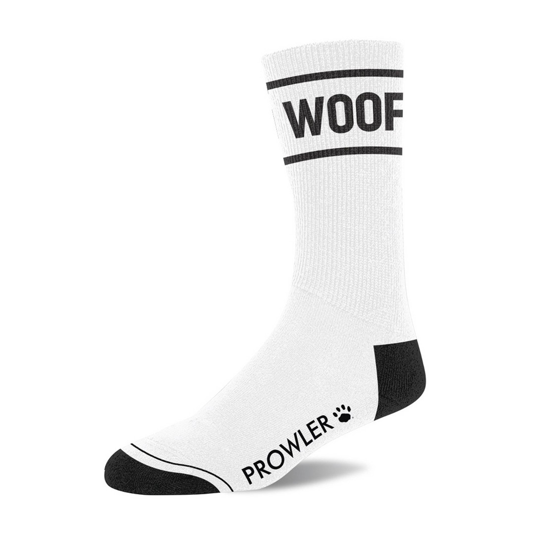 WOOF SOCKS - WHITE/BLACK