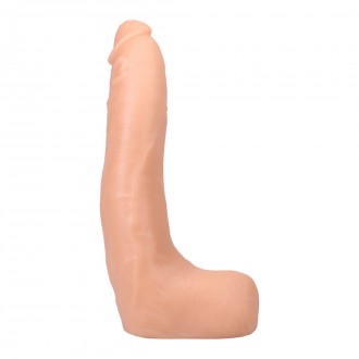 DOC JOHNSON DAN DAMAGE - REALISTIC ULTRASKYN DILDO - 10\" / 25 CM - VANILLA