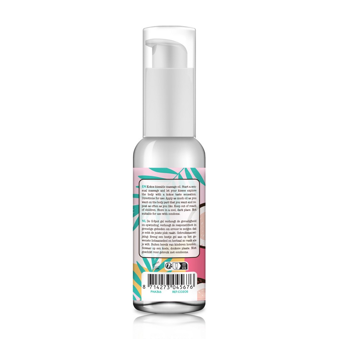 KISSABLE OIL - COCONUT - 1.7 FL OZ / 50 ML