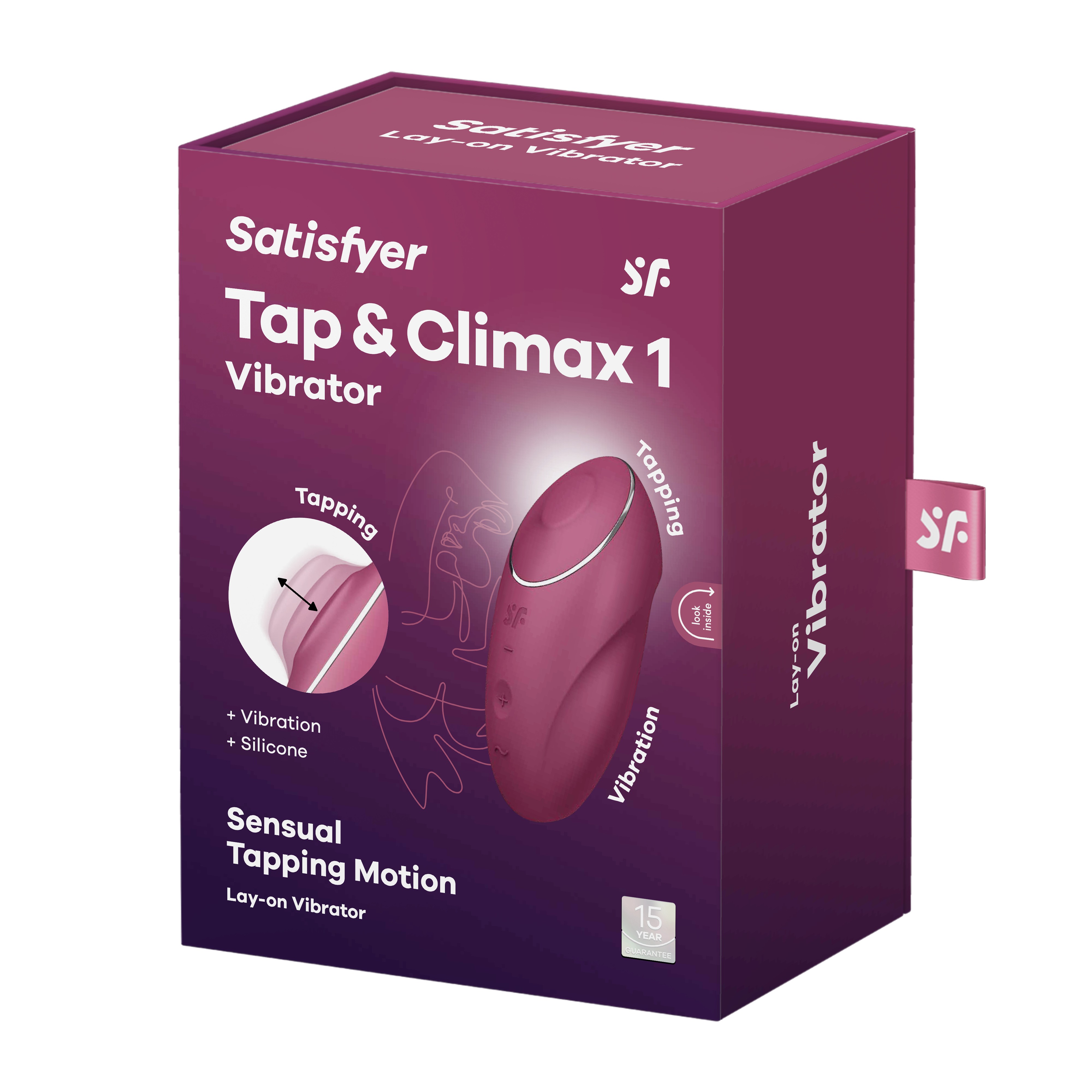 ESTIMULADOR TAP &amp; CLIMAX 1 ROJO SATISFYER