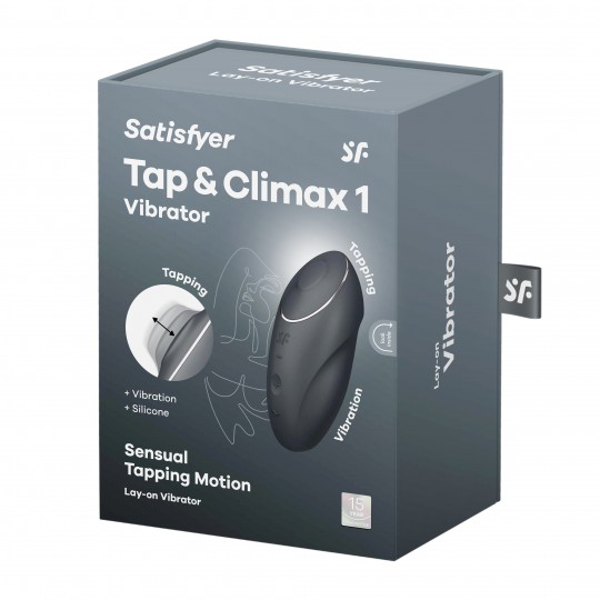 ESTIMULADOR TAP &amp; CLIMAX 1 GRIS SATISFYER