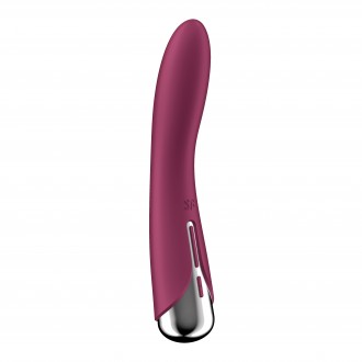 VIBRATEUR SPINNING VIBE 1 ROUGE SATISFYER