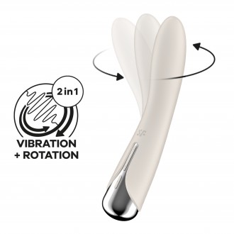 VIBRATEUR SPINNING VIBE 1 BEIGE SATISFYER