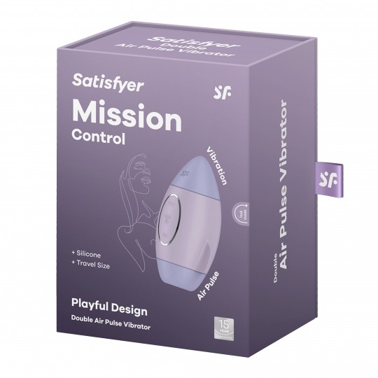 SATISFYER MISSION CONTROL STIMULATOR VIOLET