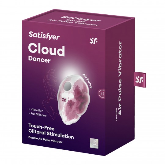 SATISFYER CLOUD DANCER STIMULATOR RED