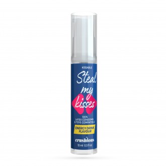 GEL LUBRICANTE STEAL MY KISSES DE SABOR BEBIDA ENERGÉTICA CRUSHIOUS 10ML