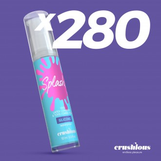 PACK DE 280 GEL LUBRIFICANTE SPLASH DE SILICONE CRUSHIOUS 10ML