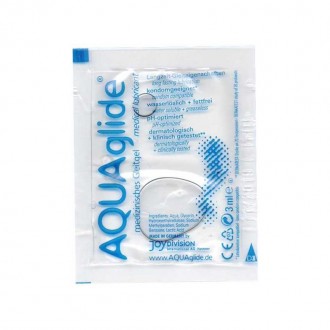 NOTICE D'INFORMATION AVEC LE SACHET DE LUBRIFIANT AQUAGLIDE NEUTRE 3ML