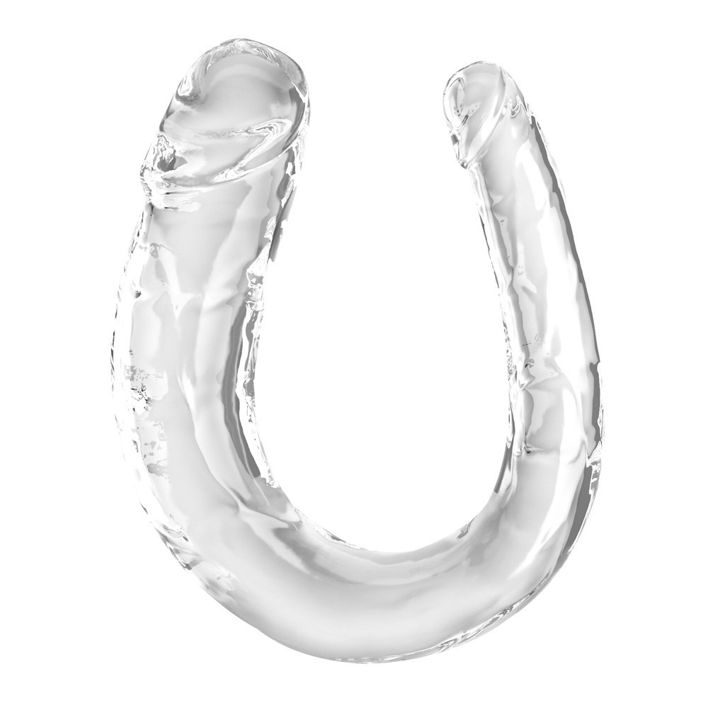 GODE MEDIUM DOUBLE TROUBLE KING COCK CLEAR 13&quot;