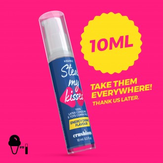 GEL LUBRIFICANTE STEAL MY KISSES COM SABOR A BEBIDA ENERGÉTICA CRUSHIOUS 10ML