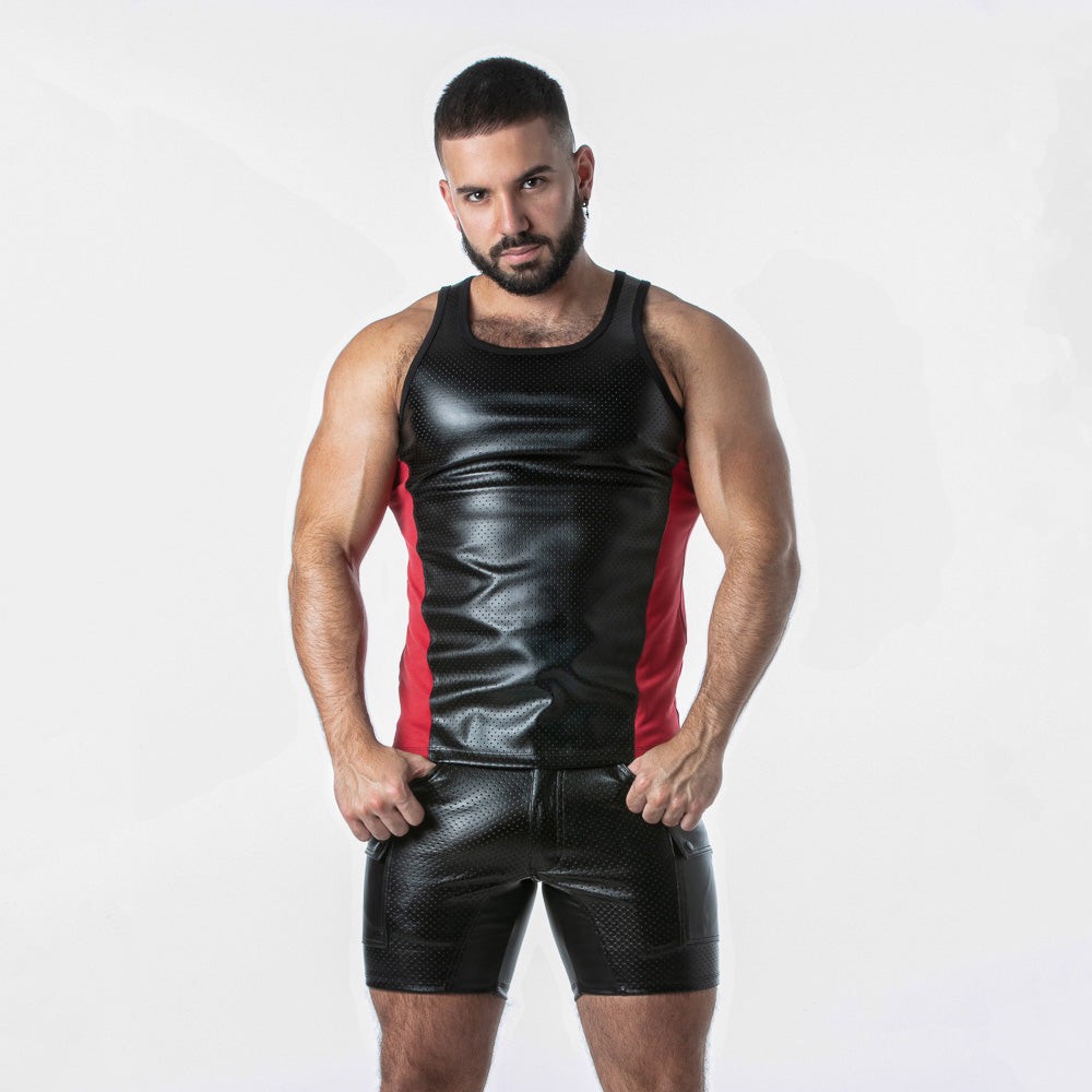 TOP RUB IT TANKTOP LOCKER GEAR ROSSO