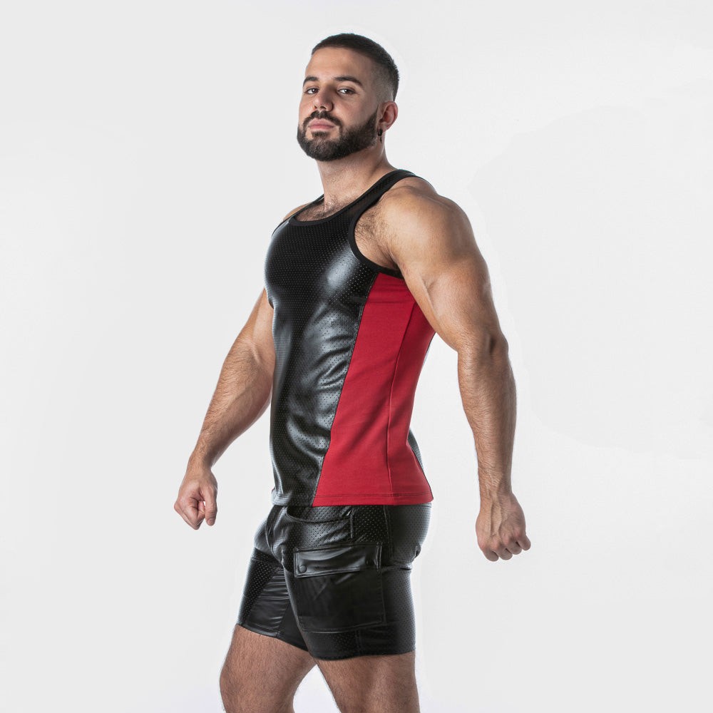 TOP RUB IT TANKTOP LOCKER GEAR ROSSO