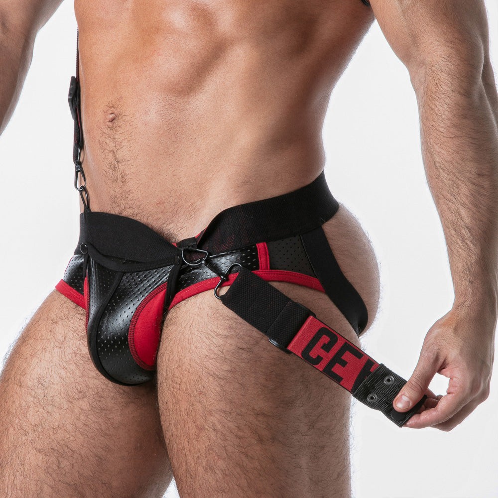 ARNÊS CORPORAL RUB IT LOCKER GEAR VERMELHO