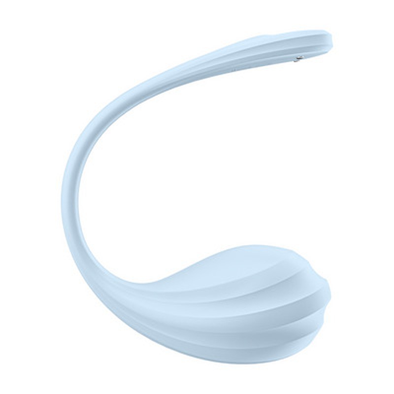 SMOOTH PETAL CONNECT APP - WEARABLE COUPLE VIBRATOR - LIGHT BLUE