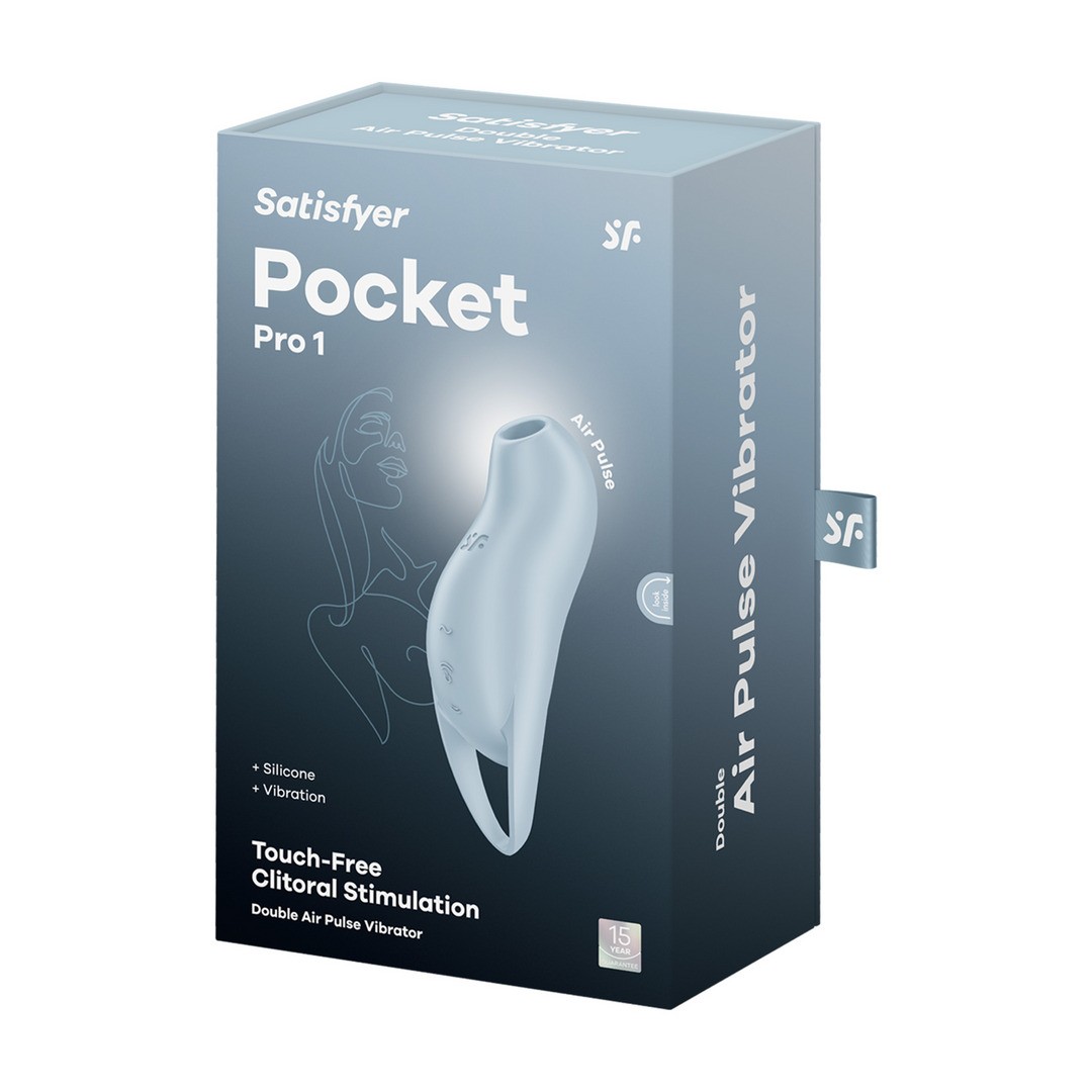 VIBRADOR POCKET PRO 1 - AZUL SATISFYER