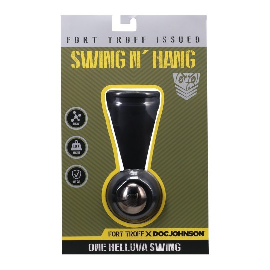 ANELLO SWING N&#039; HANG - BALL STRETCHER - NERO DOC JOHNSON