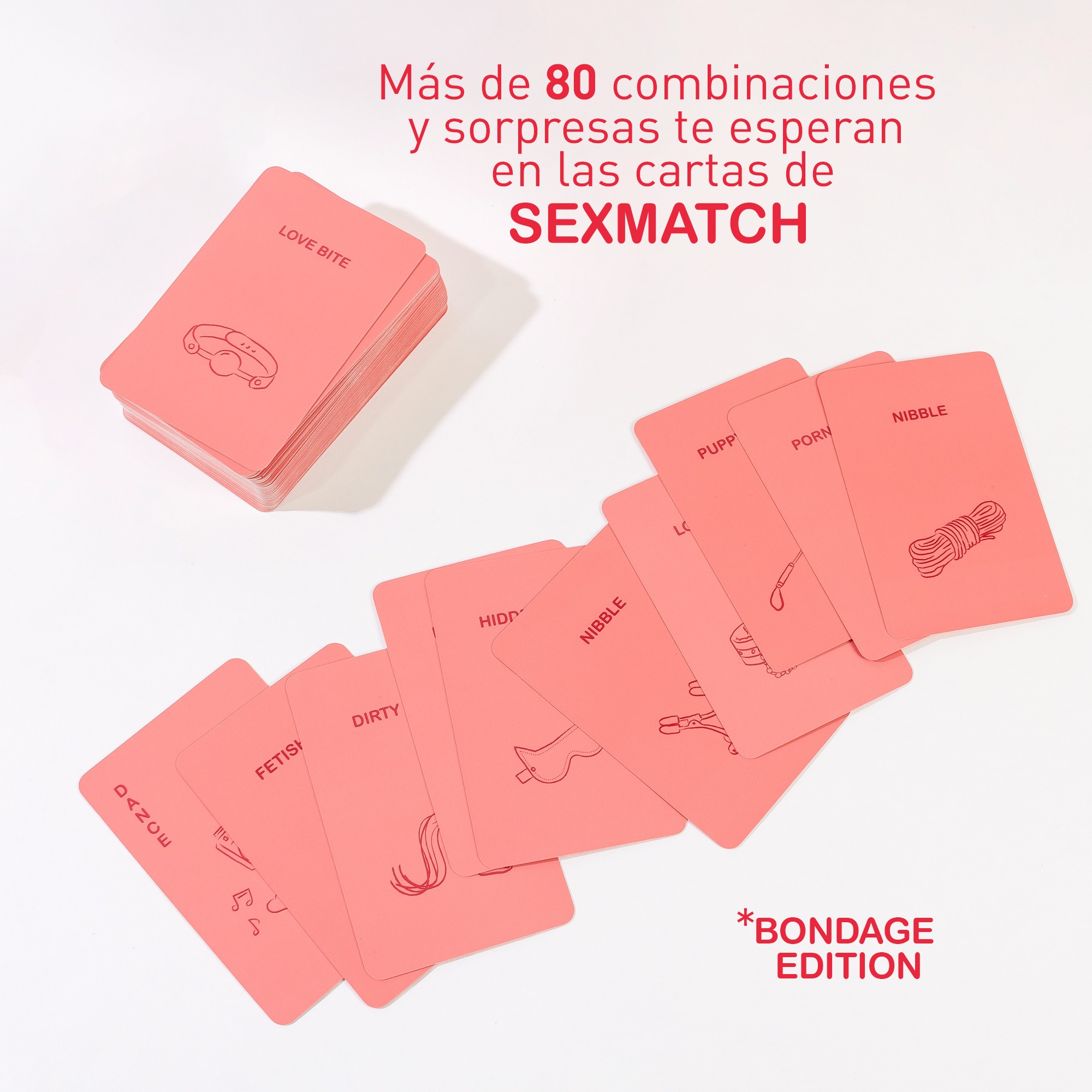 GIOCCO SEXMATCH BONDAGE EDITION - ES/EN/DE/FR/NL/PT/IT/PL - SECRET PLAY