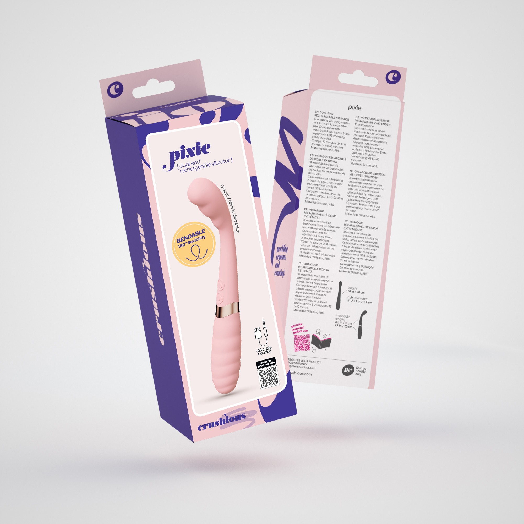 CRUSHIOUS PIXIE DUAL VIBRATOR