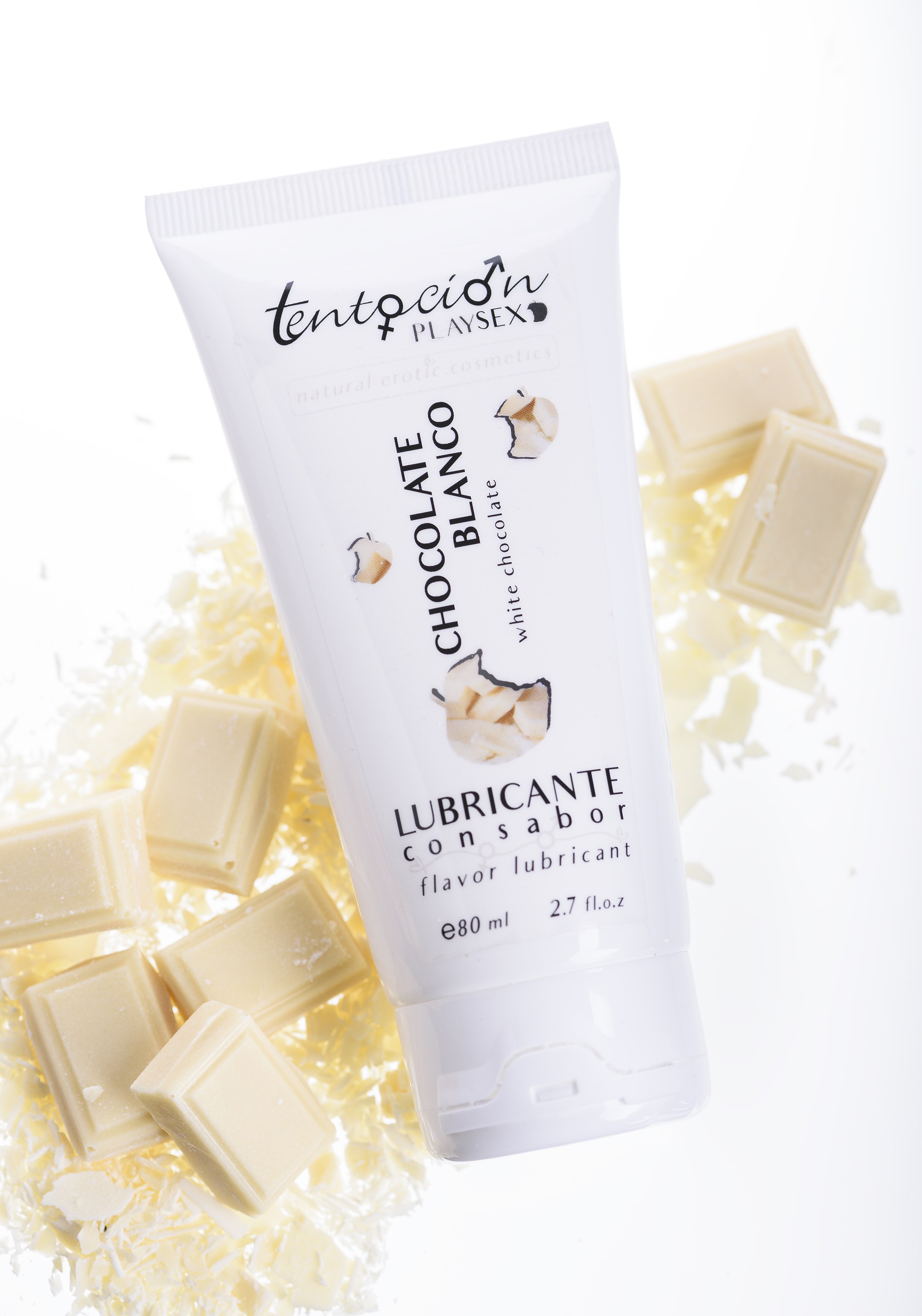 LUBRIFIANT AROMATISÉ AU CHOCOLAT BLANC 80ML TENTACIÓN PLAY SEX