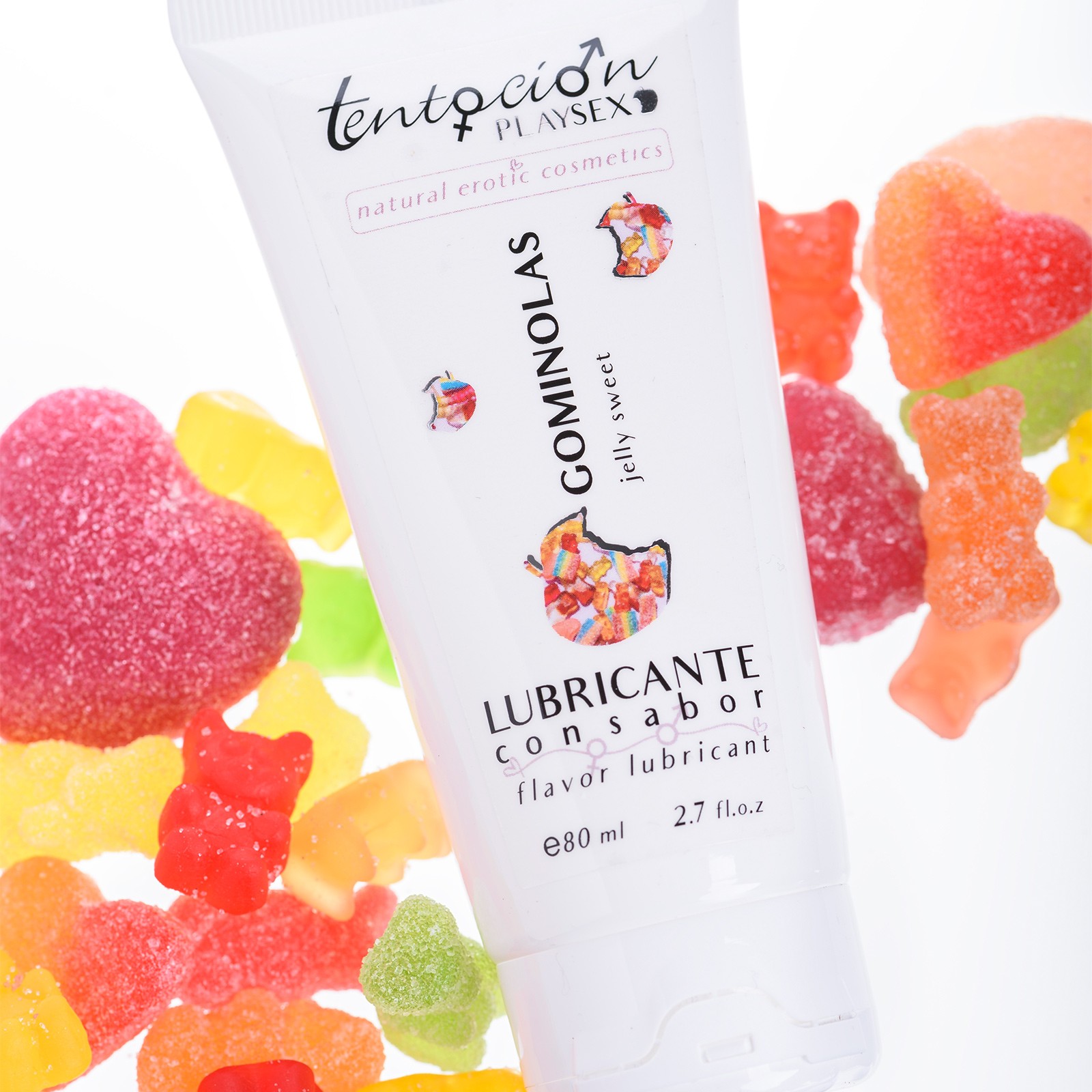 LUBRIFIANT GOMMEUX AROMATISÉ 80ML TENTACIÓN PLAY SEX