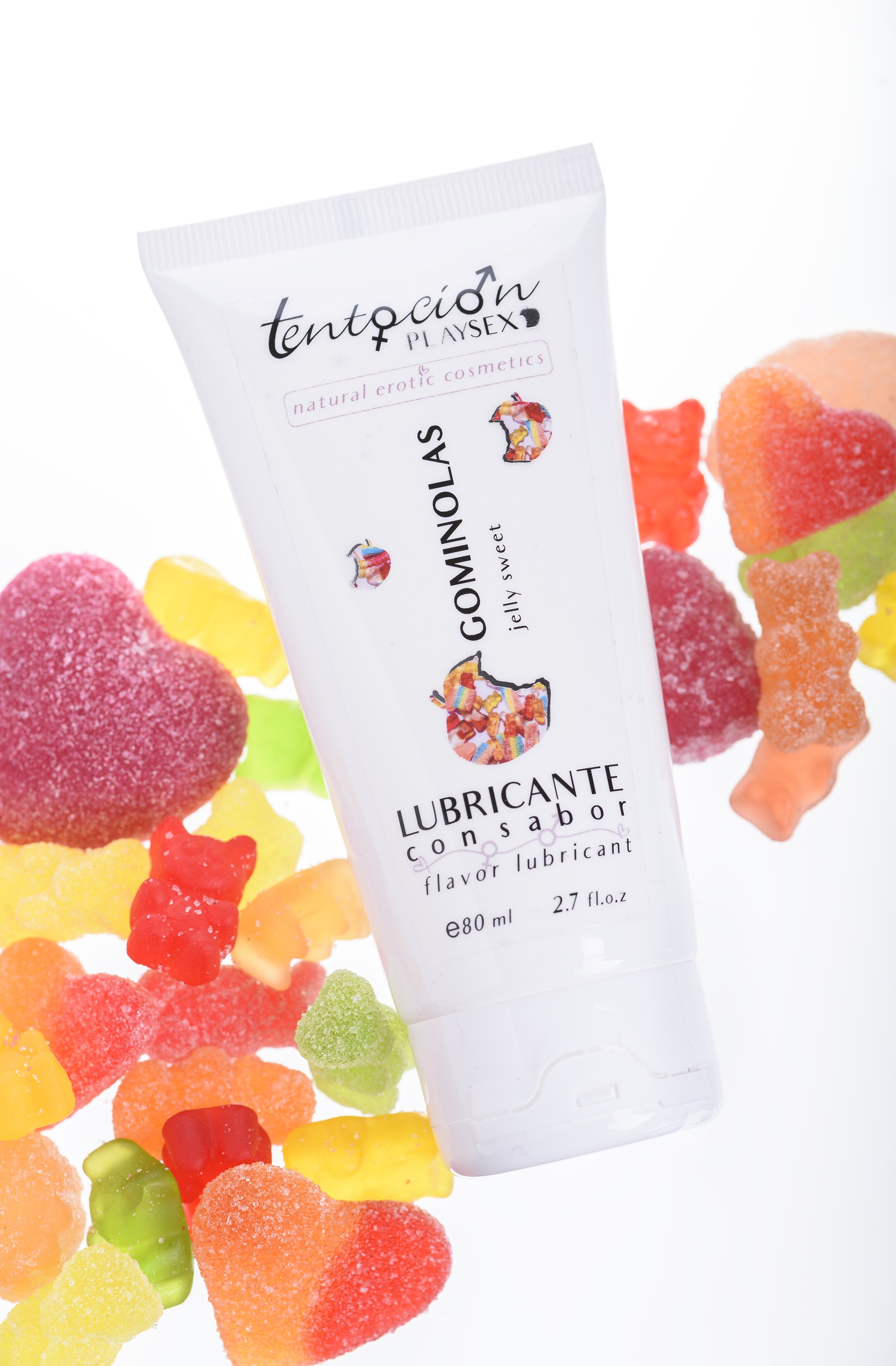 LUBRIFICANTE GOMMOSO AROMATIZZATO 80ML TENTACIÓN PLAY SEX