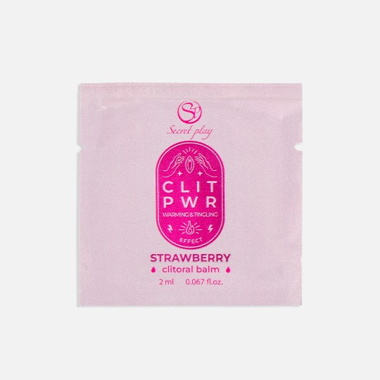 SACHET CLIT PWR - FRAISE BAUME CLITORIDIEN 2ML SECRET PLAY