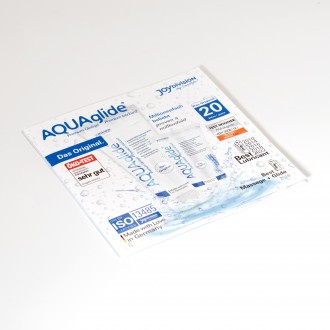 INFORMATION LEAFLET WITH LUBRICANT SACHET AQUAGLIDE NEUTRAL 3 ML