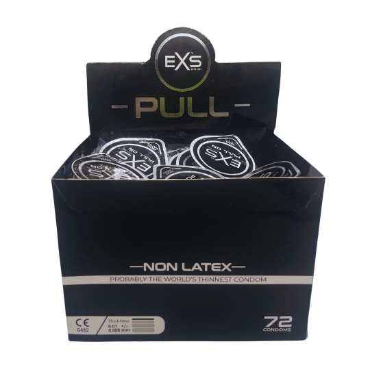 EXS PULL - NON-LATEX CONDOMS - 72 PIECES