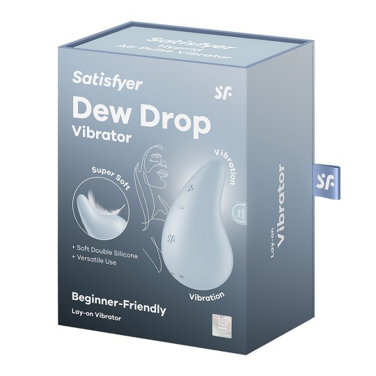 DEW DROP - LAY-ON VIBRATOR - BLUE