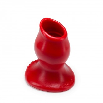 PIGHOLE - HOLLOW BUTT PLUG - MEDIUM - RED