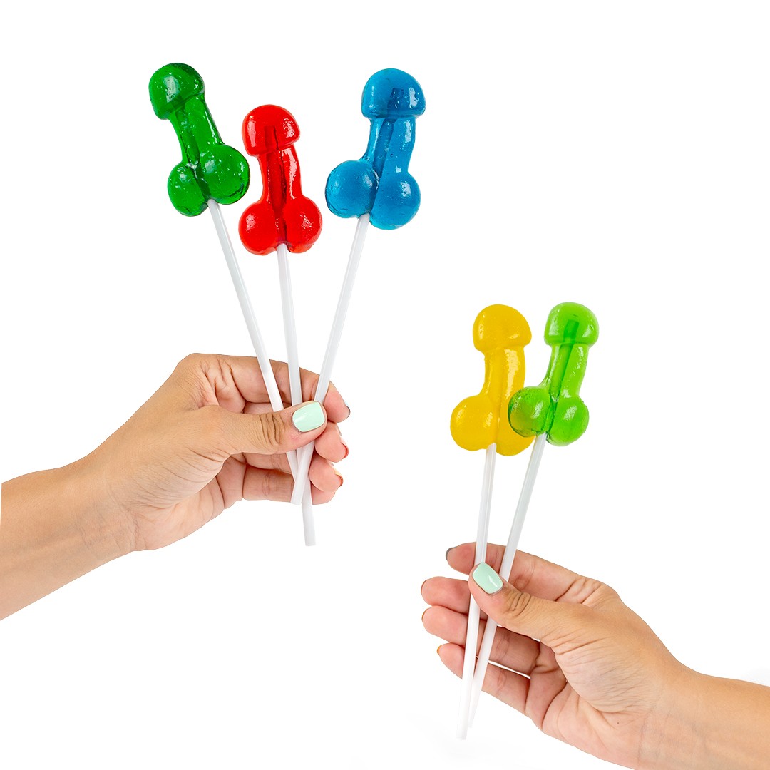 SECRET PLAY ASSORTED ALCOHOL PENIS LOLLIPOPS DISPLAY (40 UNITS)