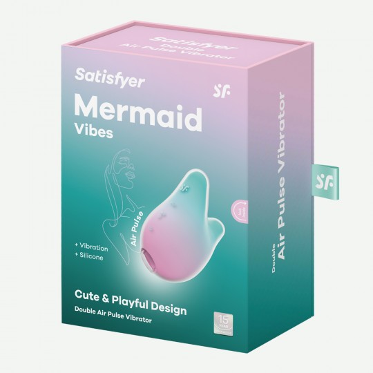 ESTIMULATORE MERMAID VIBES MENTA/ROSA SATISFYER