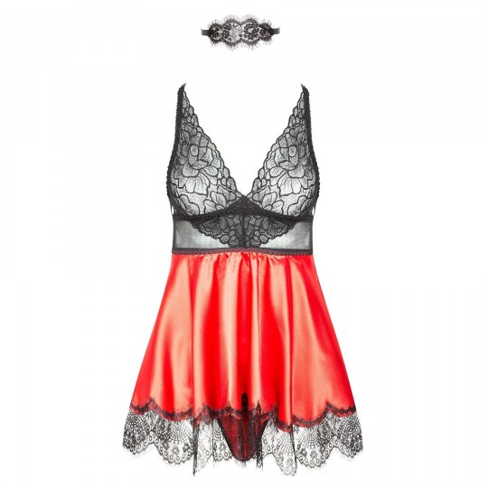 EVE CHEMISE RED