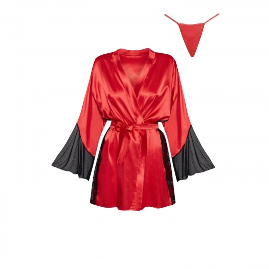 ROBE E TANGA SARA VERMELHO BEAUTY NIGHT FASHION