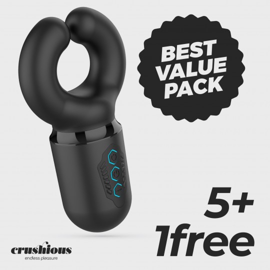 5 + 1 FREE CRUSHIOUS KONG PRESSURE STIMULATOR