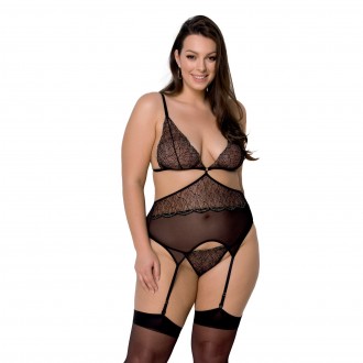 AMBERLY CORSET BLACK  - PASSION