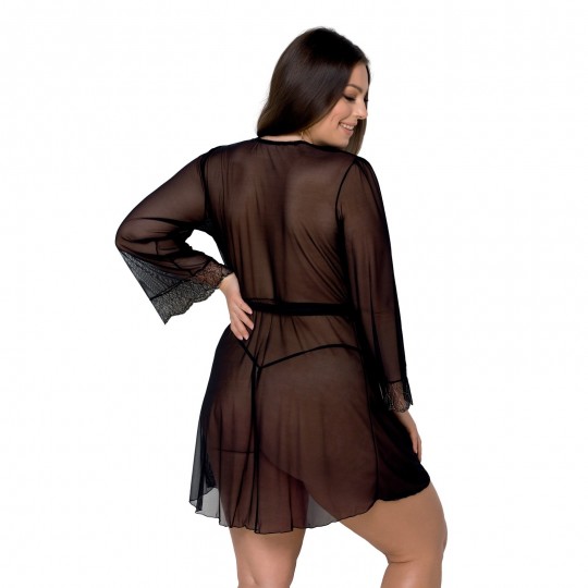 ROBE E TANGA AMBERLY PRETO TAMANHO QUEEN PASSION