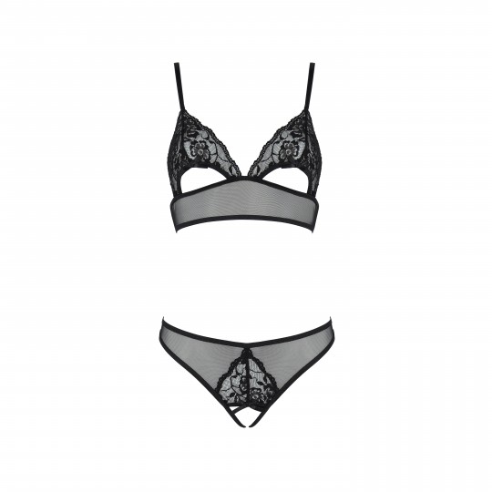 ENSEMBLE 2 PIÈCES CHRISTA NOIR EROTIC LINE PASSION