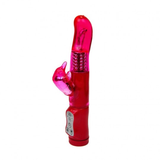 VIBRADOR DEEP DOLPHIN VERMELHO LIBID TOYS