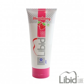 LUBRIFIANT À BASE D'EAU AU ARÔME DE FRAISE LIBID LUBE 200ML